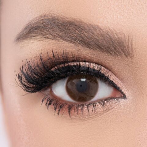 El Amore Retro 6 Aylık Seri Lens DARK COFFEE