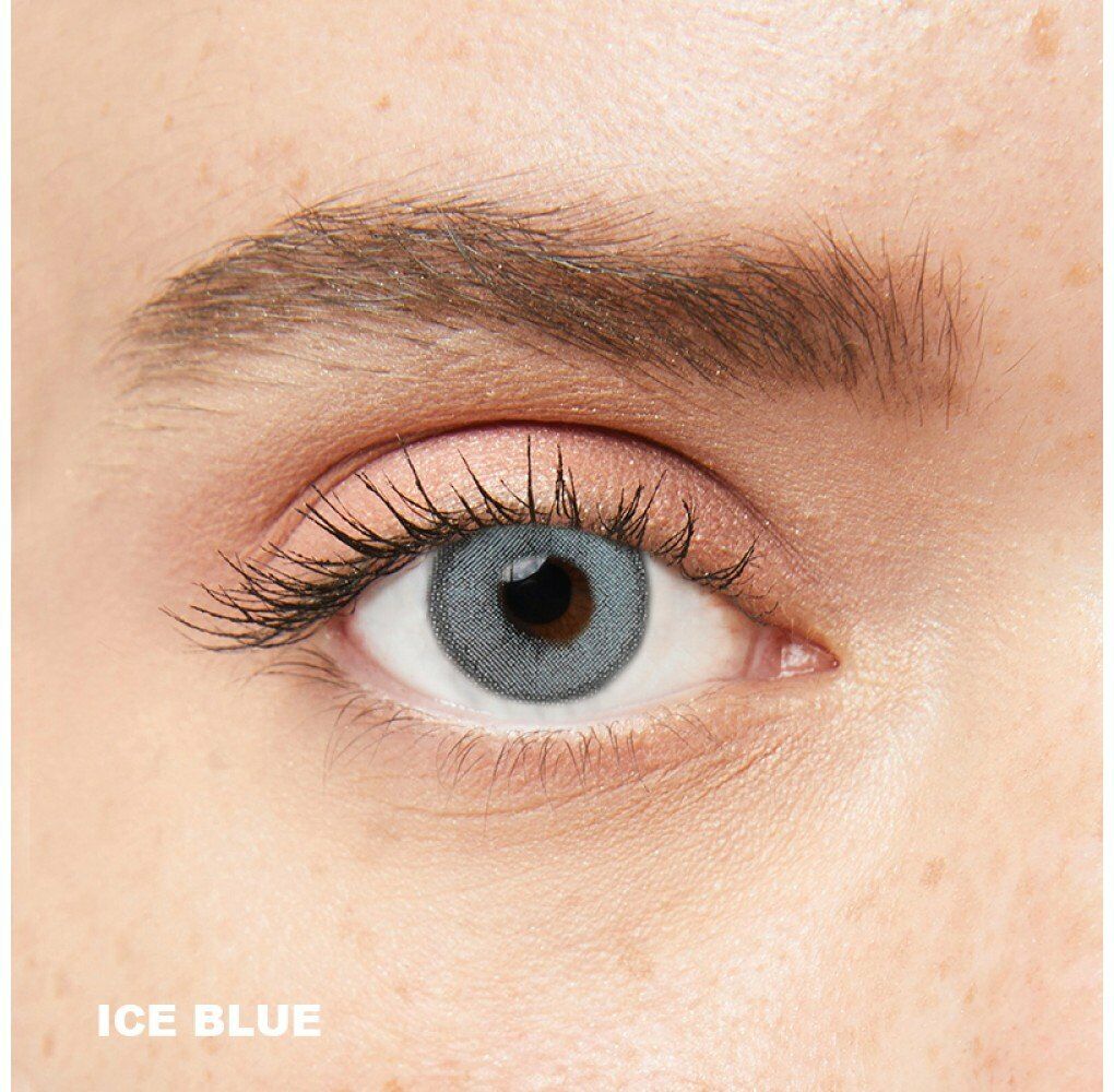 Iconıc 3 Aylık Hareli Seri Lens ICE BLUE