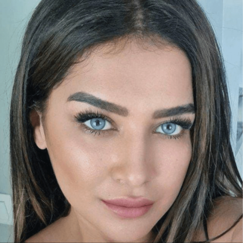 Iconıc 3 Aylık Hareli Seri Lens ICE BLUE