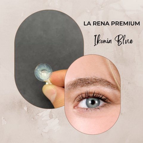 La Rena Premium 1 Yıllık Lens İKONİA BLUE