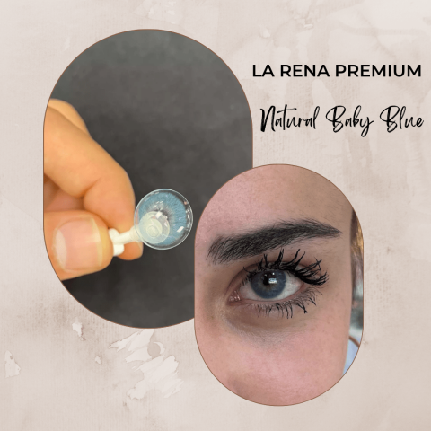 La Rena Premium 1 Yıllık Lens NATURAL BABY BLUE