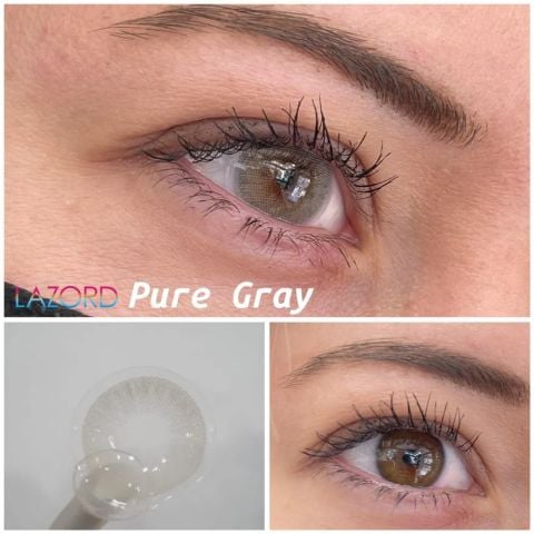 Lazord Pure 6 Aylık Lens PURE GRAY