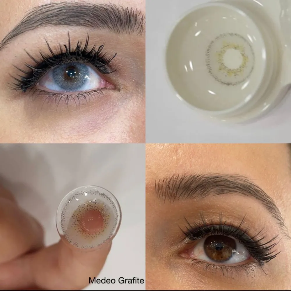 Medeo One Tone Serisi 3 Aylık Lens GRAFİTE